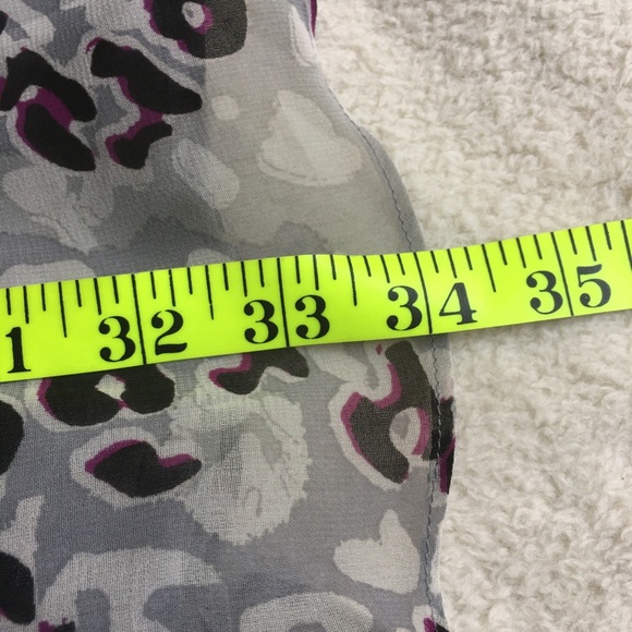 NWT A/X Armani Exchange Animal Print Grey Dress - Picture 15 of 16